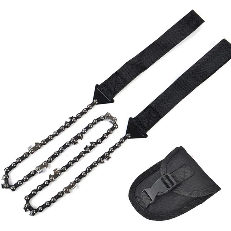 11-Tooth Portable Wire Saw – Outdoor Survival Chain Saw for Camping, Hiking & Emergency Kits | BasicSurvivalGear.com