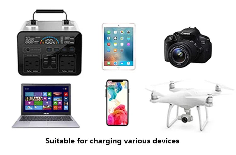 1000W Solar Panel Kit Complete Camping Foldable Solar Power Station Portable Generator Charger 18V for Car Boat Caravan Camp