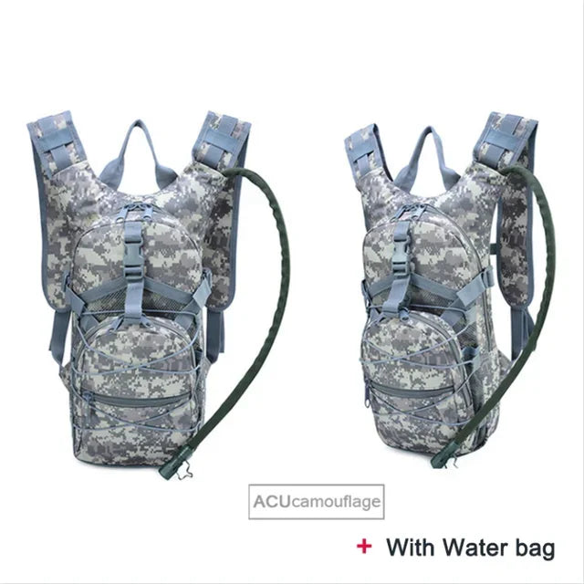 Lightweight Tactical Hydration Backpack – Nylon Survival Daypack (20–35L)