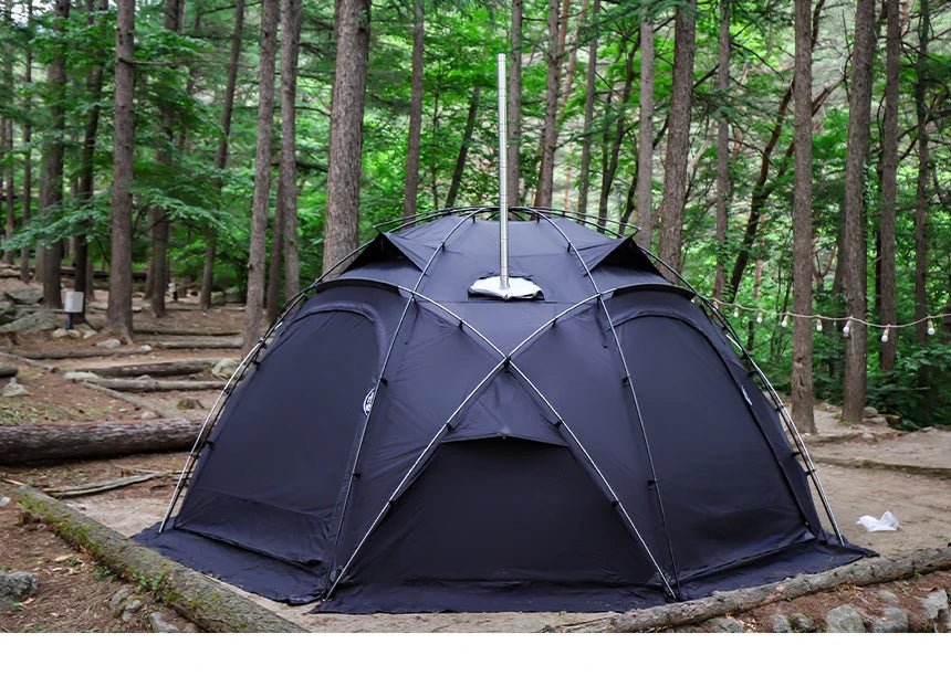 MOBI GARDEN Camping Tent Commander Dome Tent Shelter Waterproof Windproof Ultra - light 70D Nylon 160/185/245CM - BSG