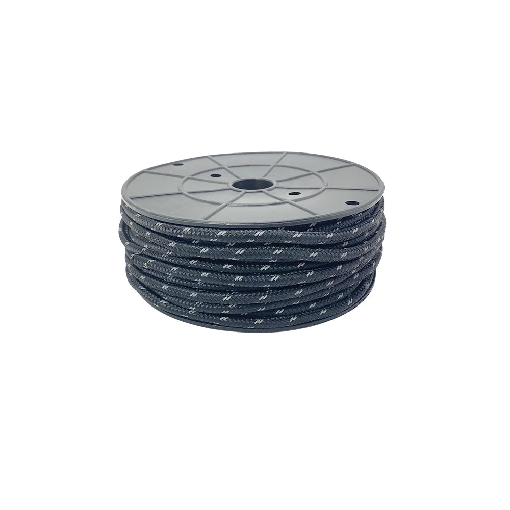 Paracord reflectante de 30 m, 6 mm, para exteriores, para supervivencia, camping, resistente, para tienda de campaña, tendedero
