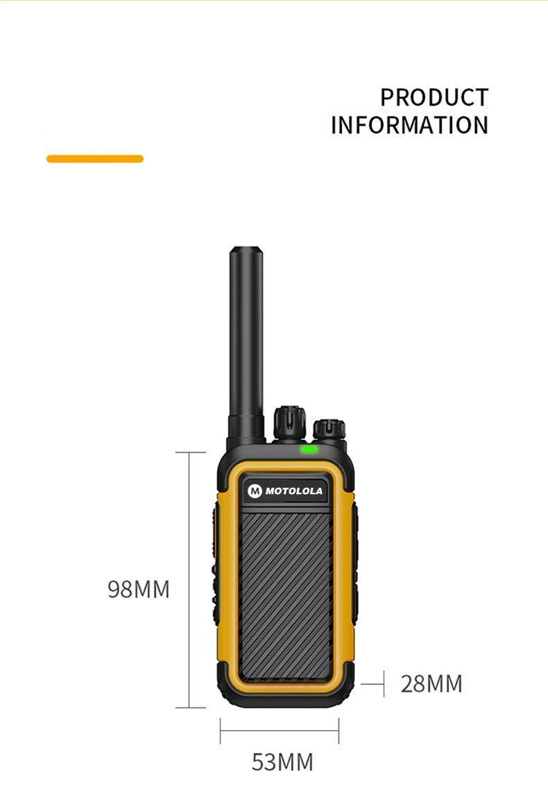 MOTOROLA F2 Long-Range UHF Two-Way Walkie Talkie