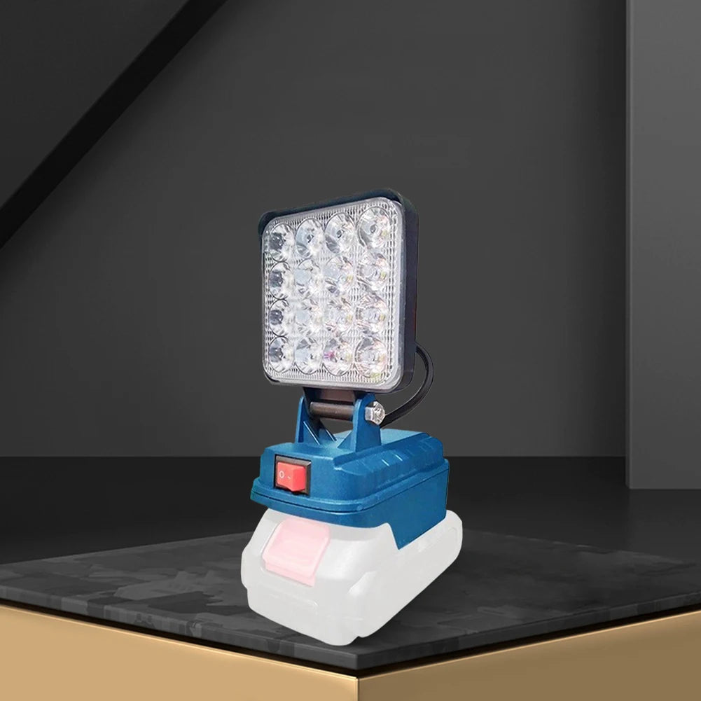 Rechargeable LED Work Light & Emergency Lantern – 6000 Lumens, Dual USB Charging, Waterproof Construction Light