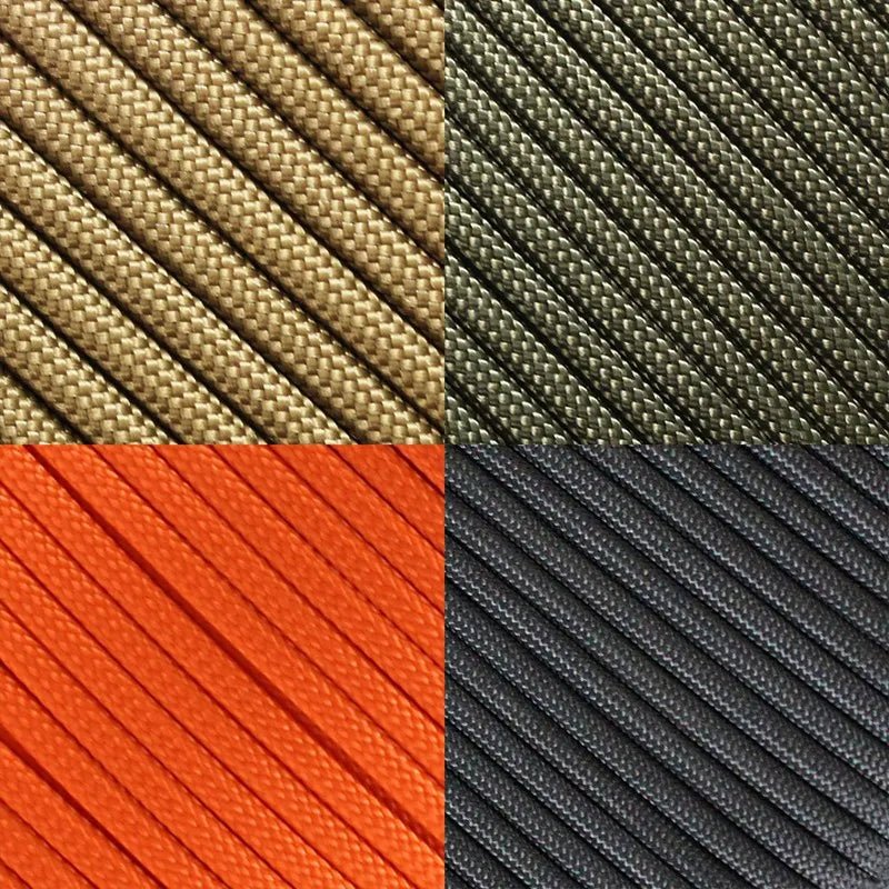 7 Cores 550 Paracord Cord 5 15 30 M Dia.4mm For Outdoor Camping Survival Lanyard Parachute Rope Hiking Tent Accessories - BSG