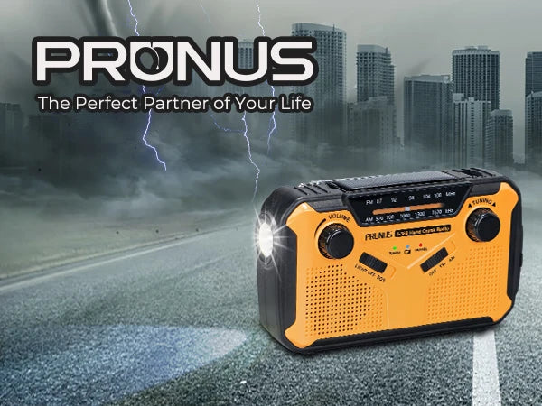 3000mAh Portable Emergency Solar Power Radio Hand Crank Charging AM/FM Weather Radio Led Reading Flashlight Bank Phone Charger