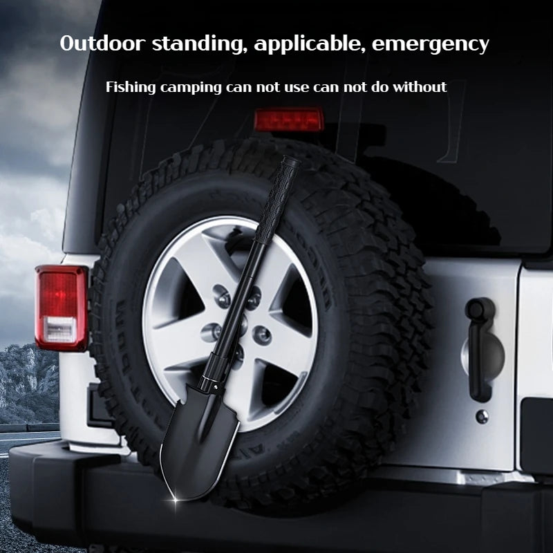 3-in-1 Camping & Survival Shovel – Shovel, Pickaxe, and Hoe