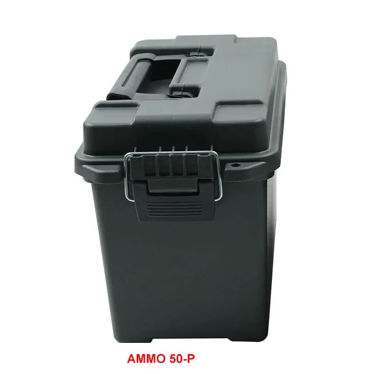 Heavy-Duty Ammo Storage Crate – Polypropylene Survival Gear Box (Model AMMO Series) | BasicSurvivalGear.com