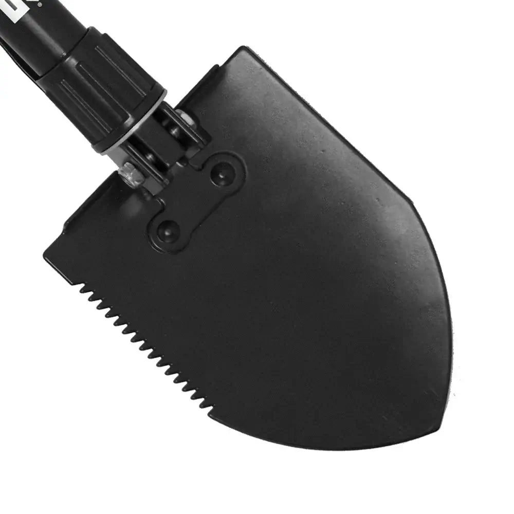 SOG Folding Shovel, Outdoor Camping Supplies, 18.25 Inch Folding Survival Shovel with Saw Edge and Tactical Shovel Carry Case