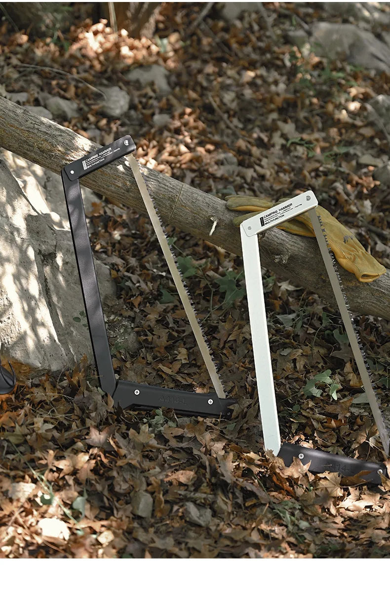 Quick-Folding Camping Hand Saw – High-Manganese Steel Blade with Aluminum Handle