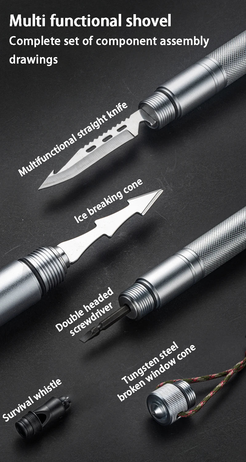 Multifunctional Folding Shovel Outdoor Vehicle Mounted Engineer Shovels Tourism Camping Survival Spade Garden Hand Tools