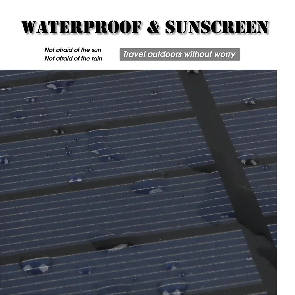 25W-100W  Foldable Waterproof USB Solar Charger  for Cell Phone Tablet Portable Outdoor Camping Emergency Power Supply EESBAO