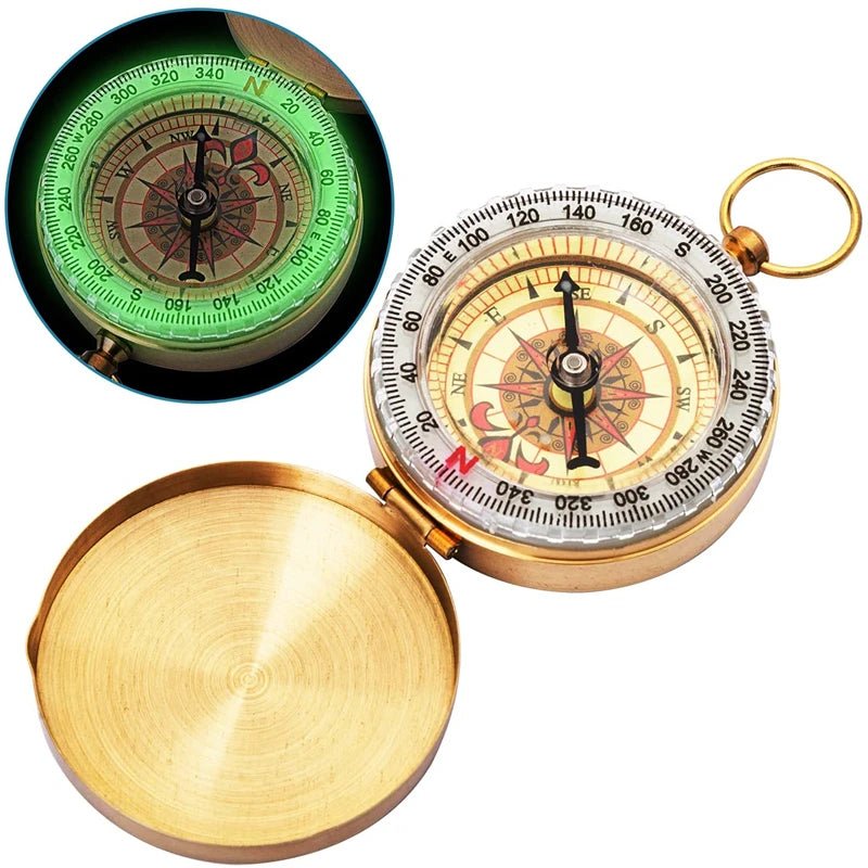 Waterproof Compass Outdoor Gadget Sports Goniometer Camping Hiking Mountaineering Brand Professional Military Army Metal Sight - BSG