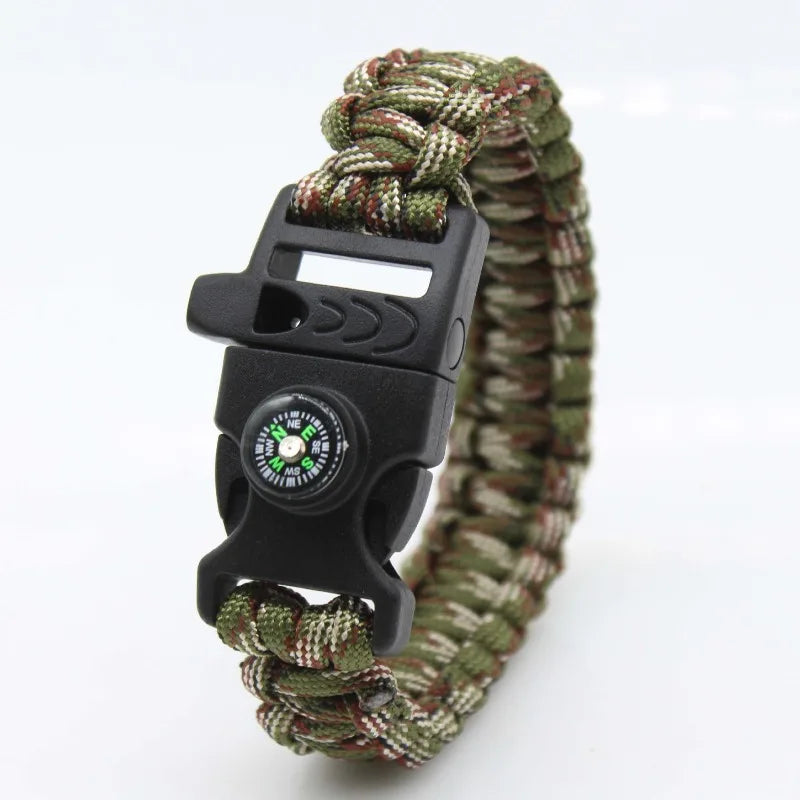 Paracord Bracelet - Multi-Functional Braided Bracelet, 7-Strand Paracord Outdoor Survival Emergency Wrist Cord/Bracelet