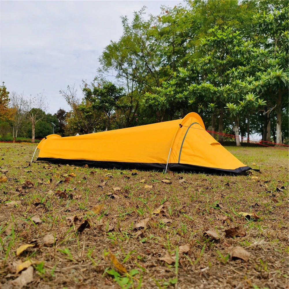 Backpacking Tent Outdoor Hiking Camping Sleeping Bag Tent Waterproof Lightweight Single Person Tent - BSG