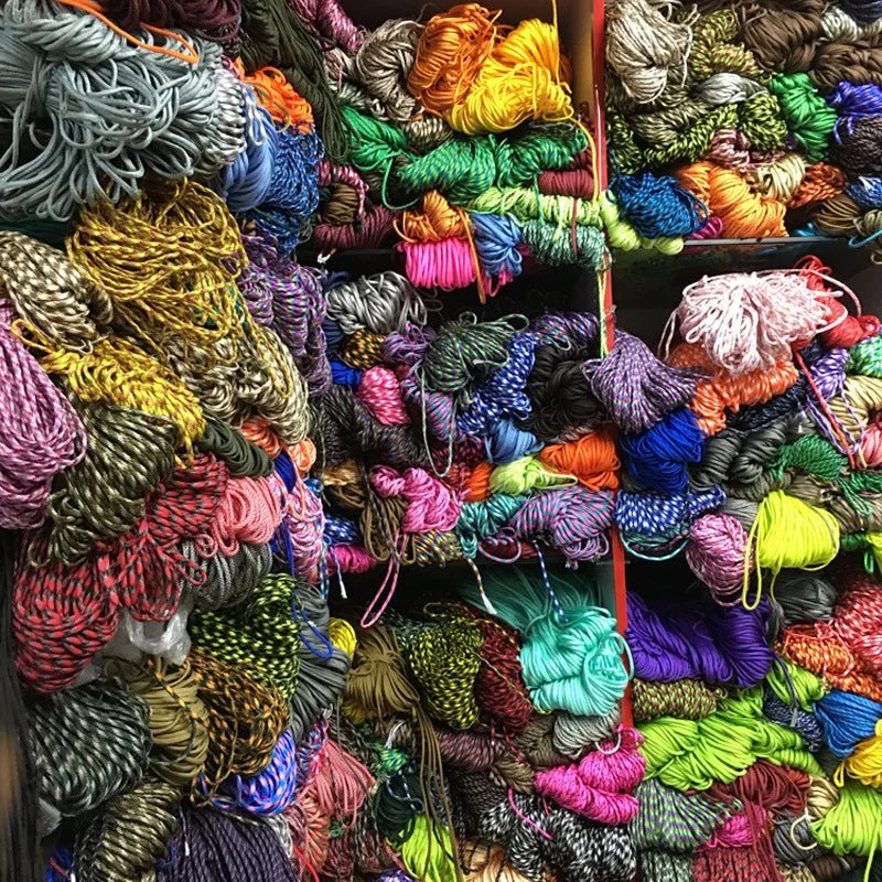 7 Cores 550 Paracord Cord 5 15 30 M Dia.4mm For Outdoor Camping Survival Lanyard Parachute Rope Hiking Tent Accessories - BSG