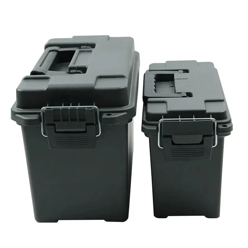 Heavy-Duty Ammo Storage Crate – Polypropylene Survival Gear Box (Model AMMO Series) | BasicSurvivalGear.com