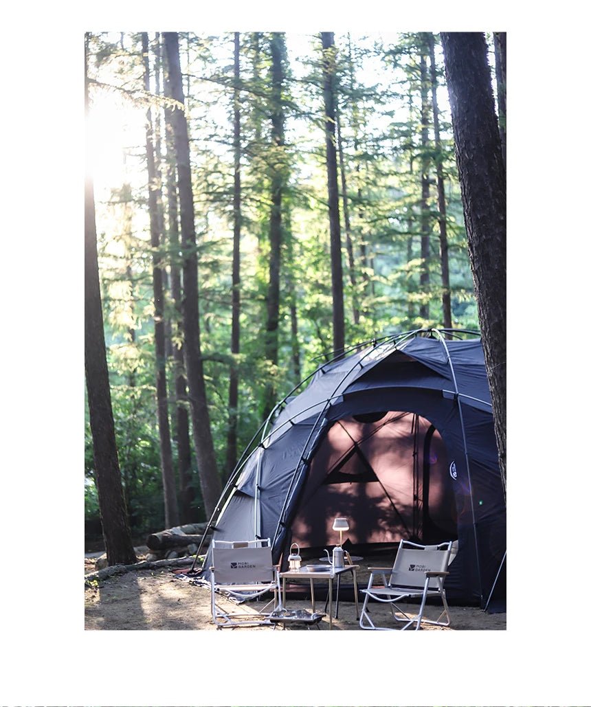 MOBI GARDEN Camping Tent Commander Dome Tent Shelter Waterproof Windproof Ultra - light 70D Nylon 160/185/245CM - BSG