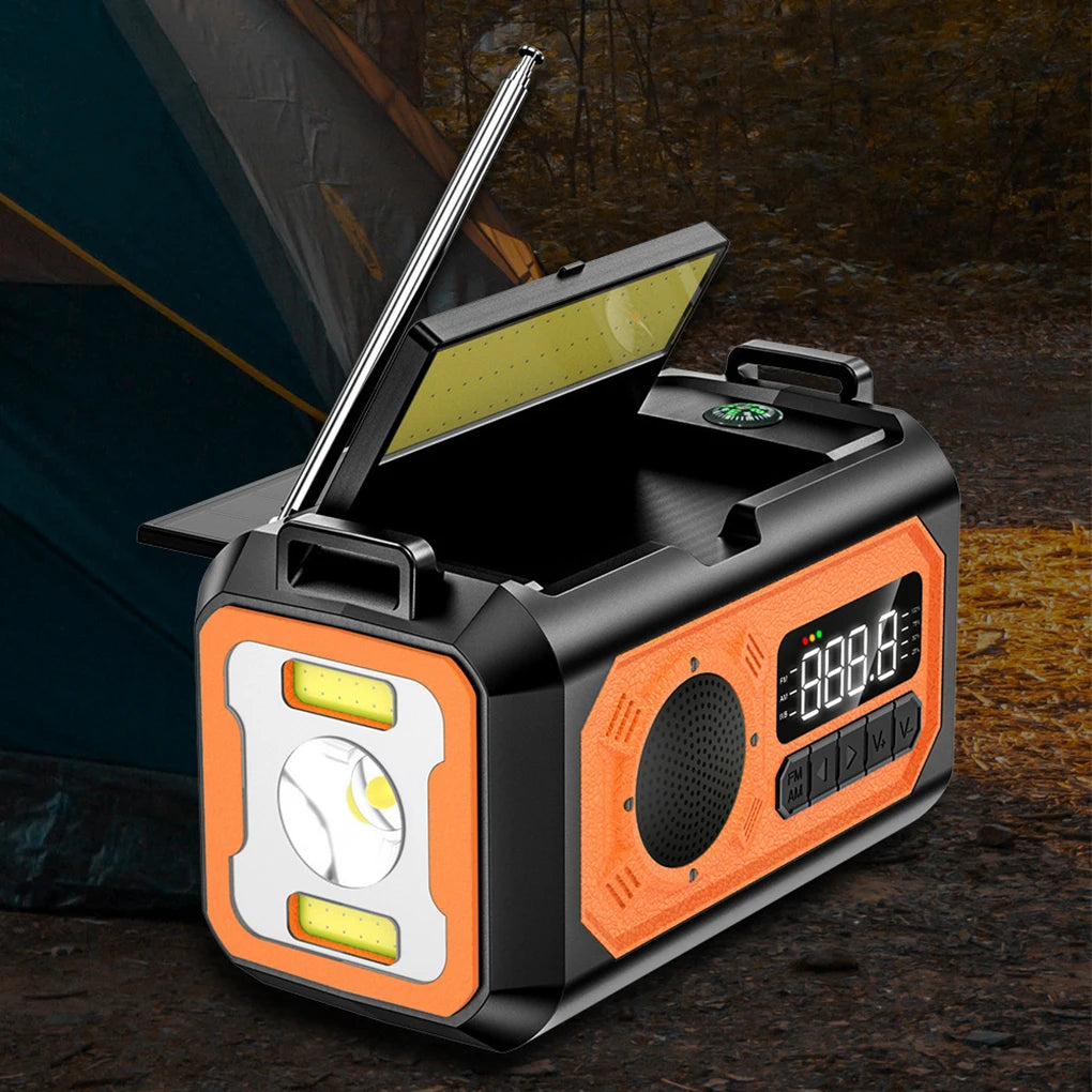 Portable AM/FM Emergency Radio – Battery-Powered Compact Radio for Home, Travel & Preparedness