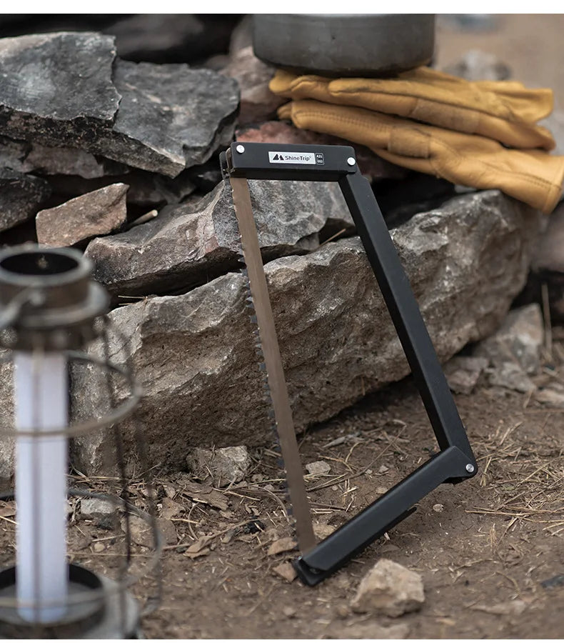 Quick-Folding Camping Hand Saw – High-Manganese Steel Blade with Aluminum Handle