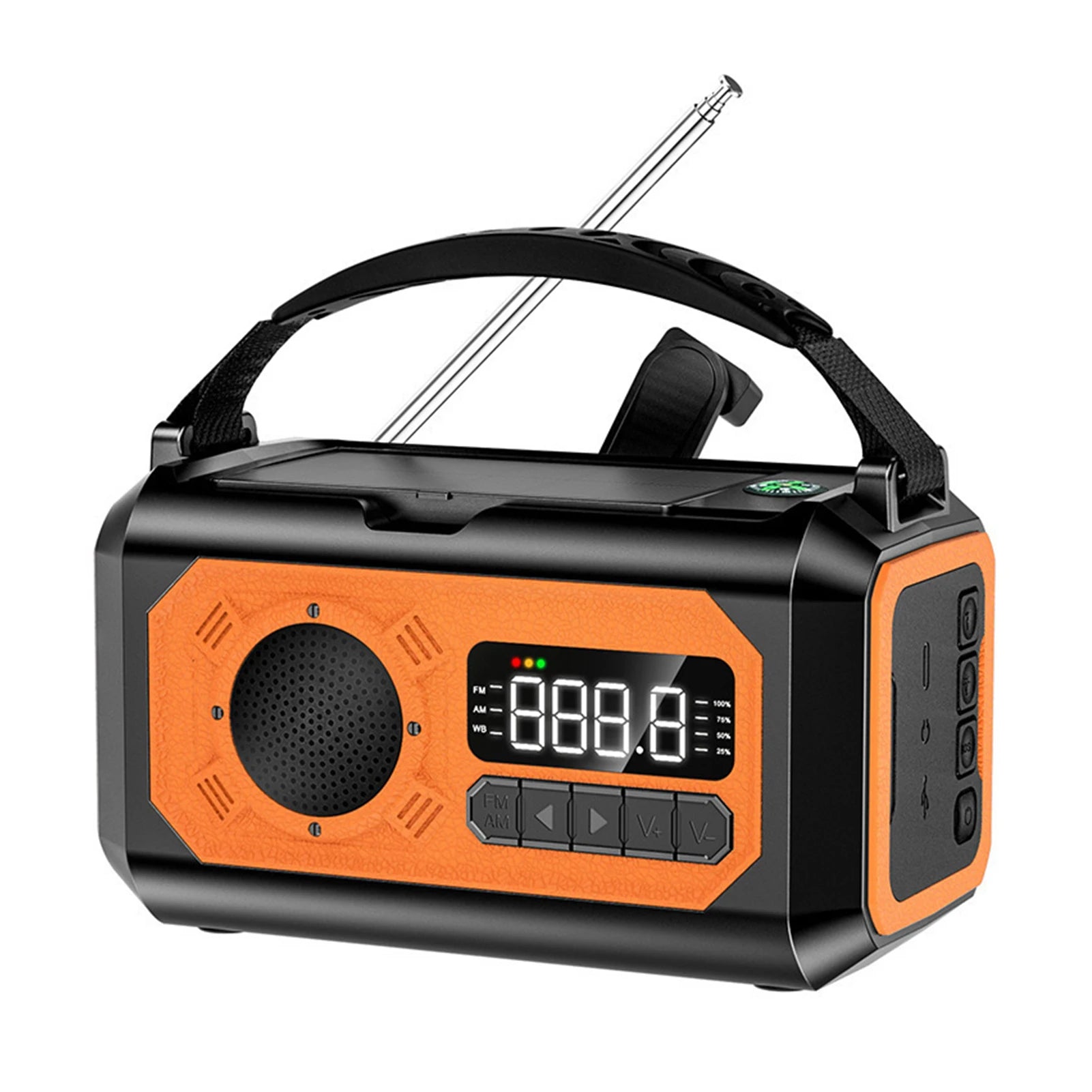 Portable AM/FM Emergency Radio – Battery-Powered Compact Radio for Home, Travel & Preparedness