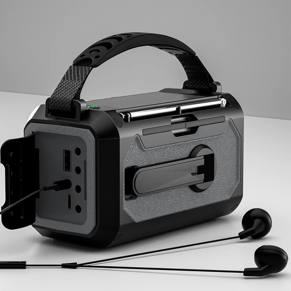 Portable AM/FM Emergency Radio – Battery-Powered Compact Radio for Home, Travel & Preparedness