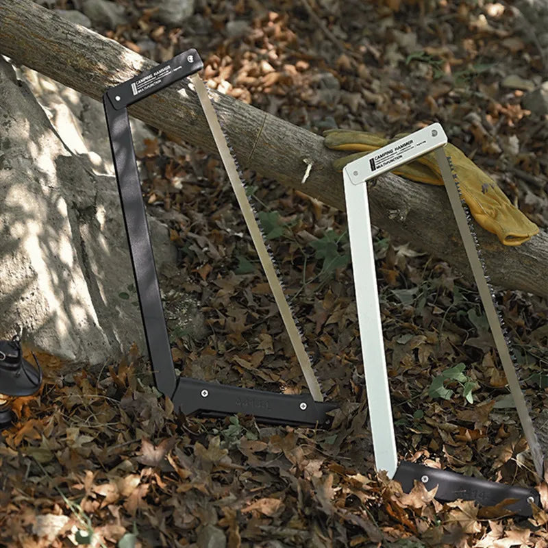 Quick-Folding Camping Hand Saw – High-Manganese Steel Blade with Aluminum Handle