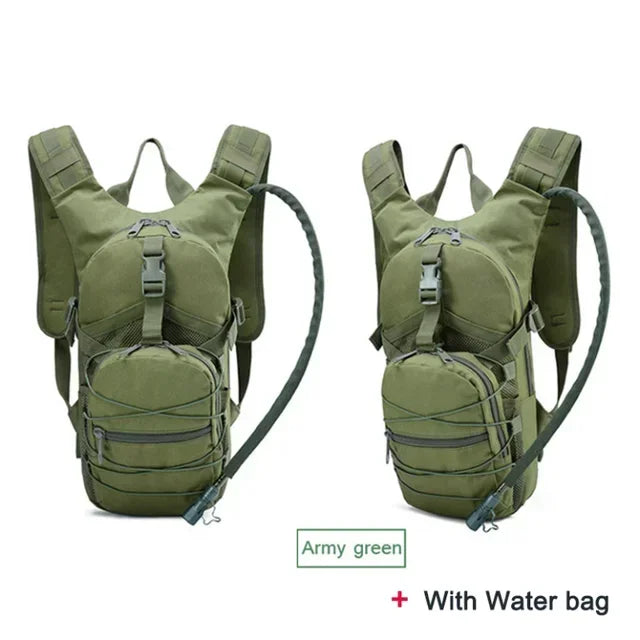 Lightweight Tactical Hydration Backpack – Nylon Survival Daypack (20–35L)