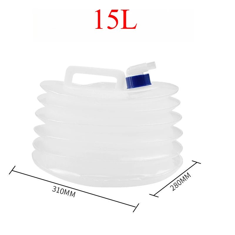Outdoor Collapsible Bucket Foldable Water Bag Survival Water Storage Portable Water Carrier Container Camp camping equipment - BSG