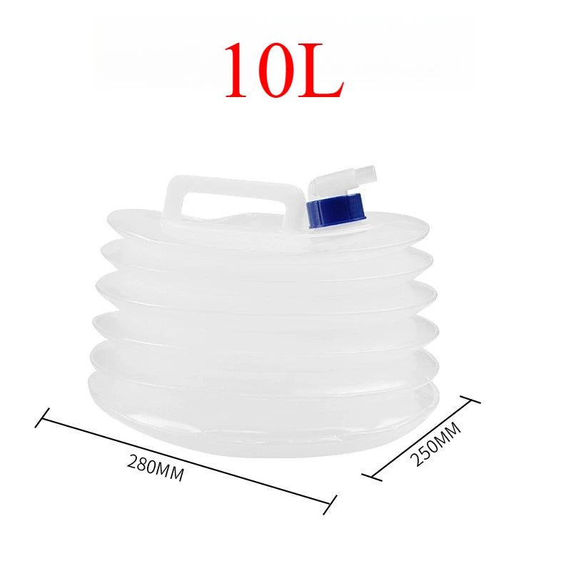 Outdoor Collapsible Bucket Foldable Water Bag Survival Water Storage Portable Water Carrier Container Camp camping equipment - BSG
