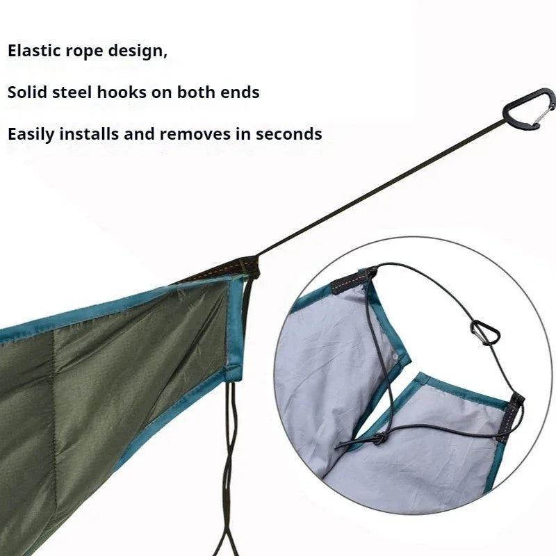 Ultralight Hammock Underquilt – Portable Winter Sleeping Bag & Under Quilt Blanket | BasicSurvivalGear.com