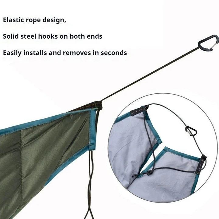 Ultralight Hammock Underquilt – Portable Winter Sleeping Bag & Under Quilt Blanket | BasicSurvivalGear.com