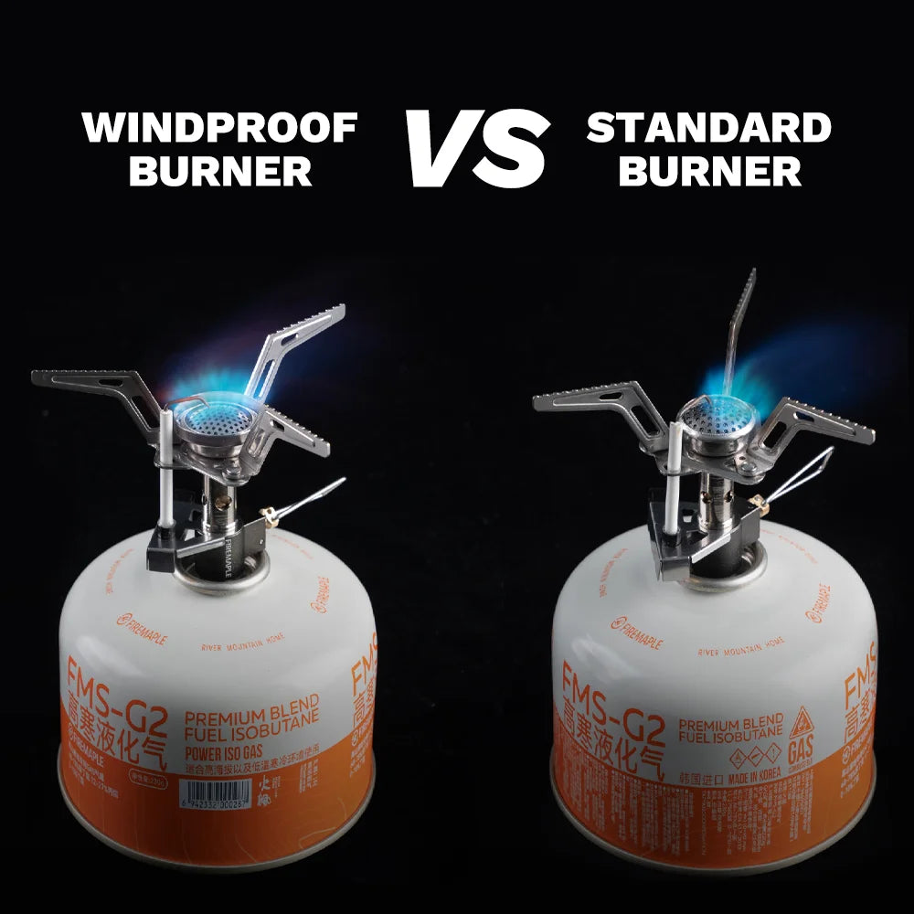 Fire-Maple Torch Gas Stove Ultralight Portable Backpacking Camp Burner with Piezo for Camping Hiking Trekking 7165BTU/h