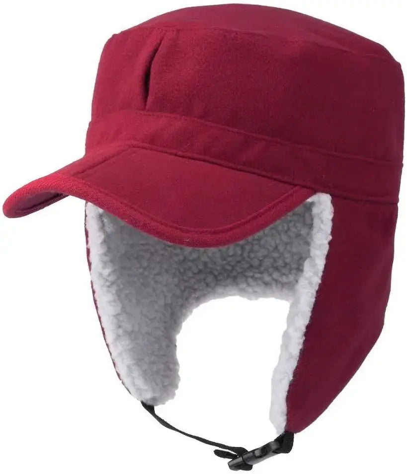 Men’s Winter Trapper Bomber Hat – Warm Cotton Earflap Hat with Chin Strap | BasicSurvivalGear.com