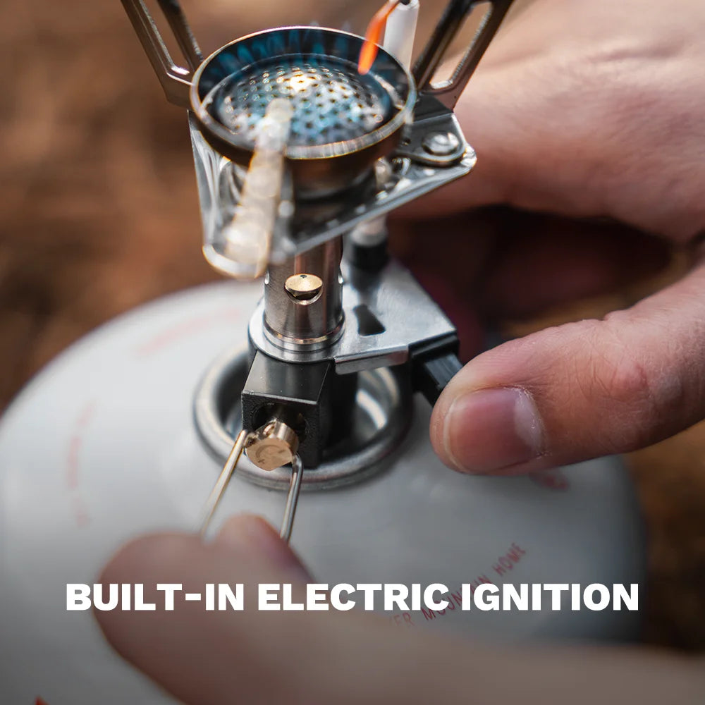 Fire-Maple Torch Gas Stove Ultralight Portable Backpacking Camp Burner with Piezo for Camping Hiking Trekking 7165BTU/h