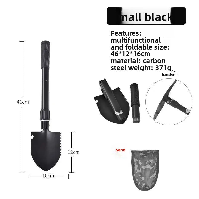 Multi-Functional Folding Engineer Shovel – Outdoor Expedition & Car Tool