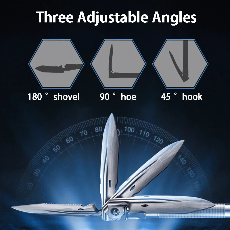 Multifunctional Folding Shovel Outdoor Vehicle Mounted Engineer Shovels Tourism Camping Survival Spade Garden Hand Tools