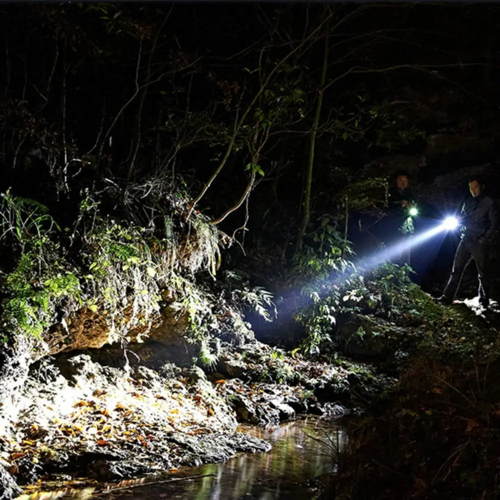 Rechargeable COB LED Work Light with Red Strobe – Portable Emergency & Utility Light (4 Modes)