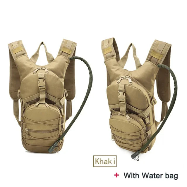 Lightweight Tactical Hydration Backpack – Nylon Survival Daypack (20–35L)