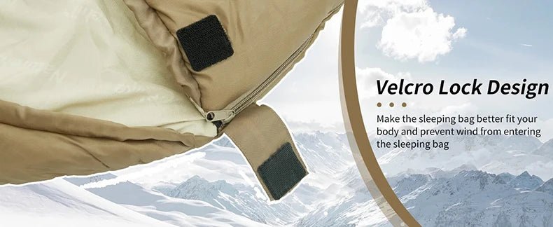Naturehike Mummy Sleeping Bags MJ300/MJ600 Cotton Camping Adults Sleeping Bag Ultra Winter Warm Mummy Sleeping Bag Indoor - BSG