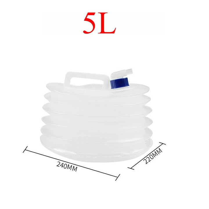 Outdoor Collapsible Bucket Foldable Water Bag Survival Water Storage Portable Water Carrier Container Camp camping equipment - BSG