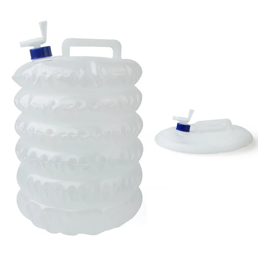 Outdoor Collapsible Bucket Foldable Water Bag Survival Water Storage Portable Water Carrier Container Camp camping equipment - BSG