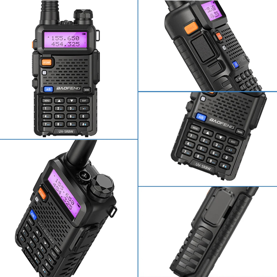 Baofeng UV-5R 8W Dual-Band Long-Range Walkie Talkie