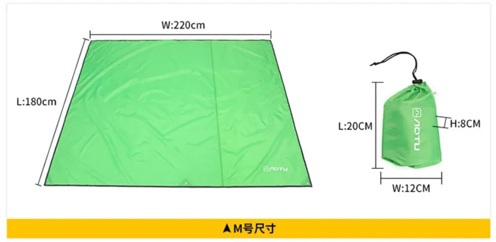 Waterproof Tent Tarp & Sun Shade Shelter – Camping & Outdoor Cover