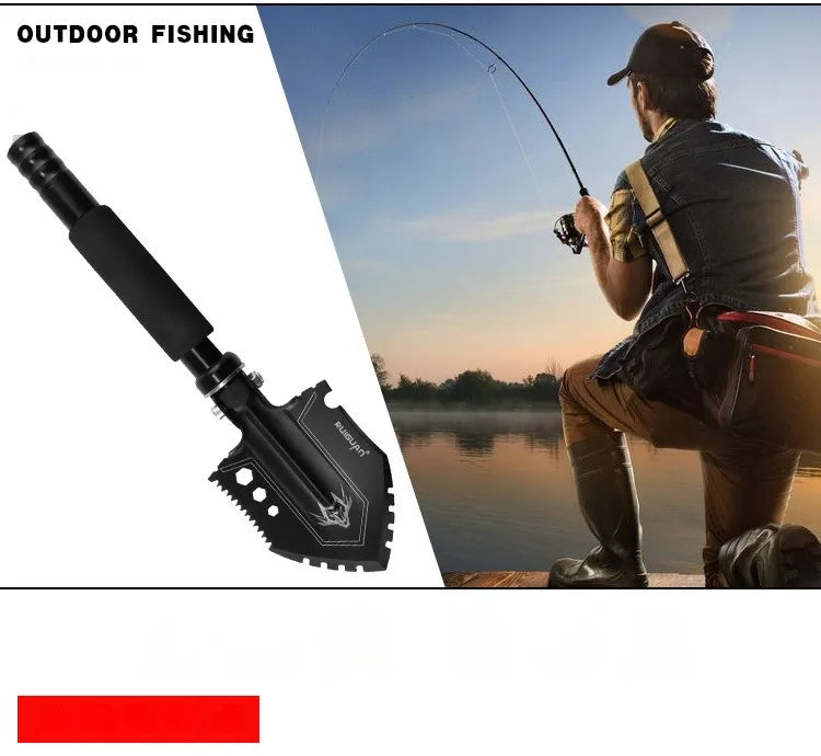 Folding Multi-Function Survival Engineering Shovel