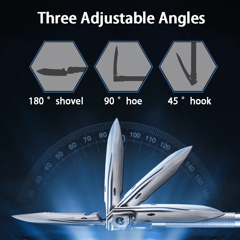 Multifunctional Folding Shovel Outdoor Vehicle Mounted Engineer Shovels Tourism Camping Survival Spade Garden Hand Tools