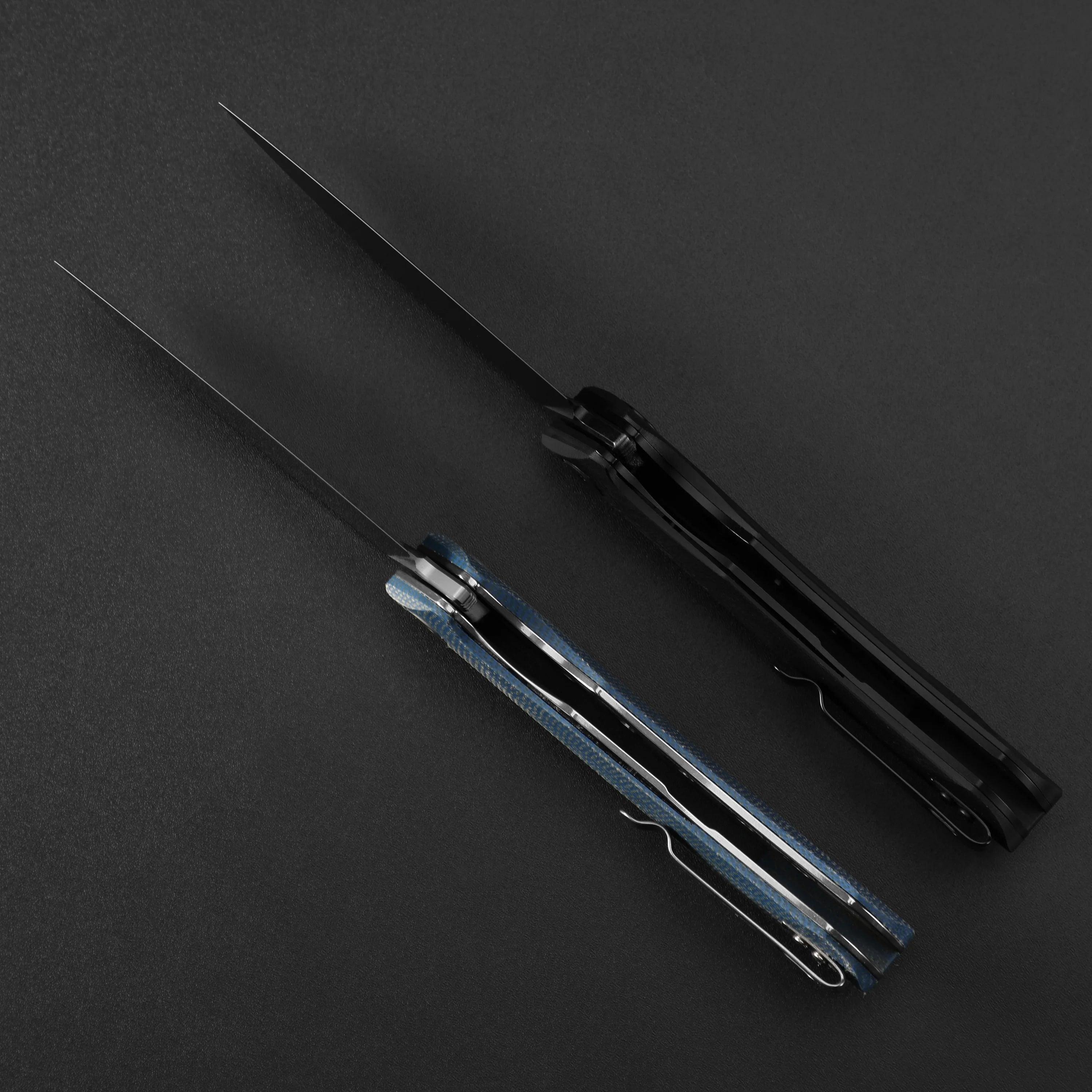 Petrified Fish PF838 Folding Knife Jackknife D2 Steel Outdoor Camping Hunting Hiking EDC Tool Ball Bearing G10 Handle Knives - BSG