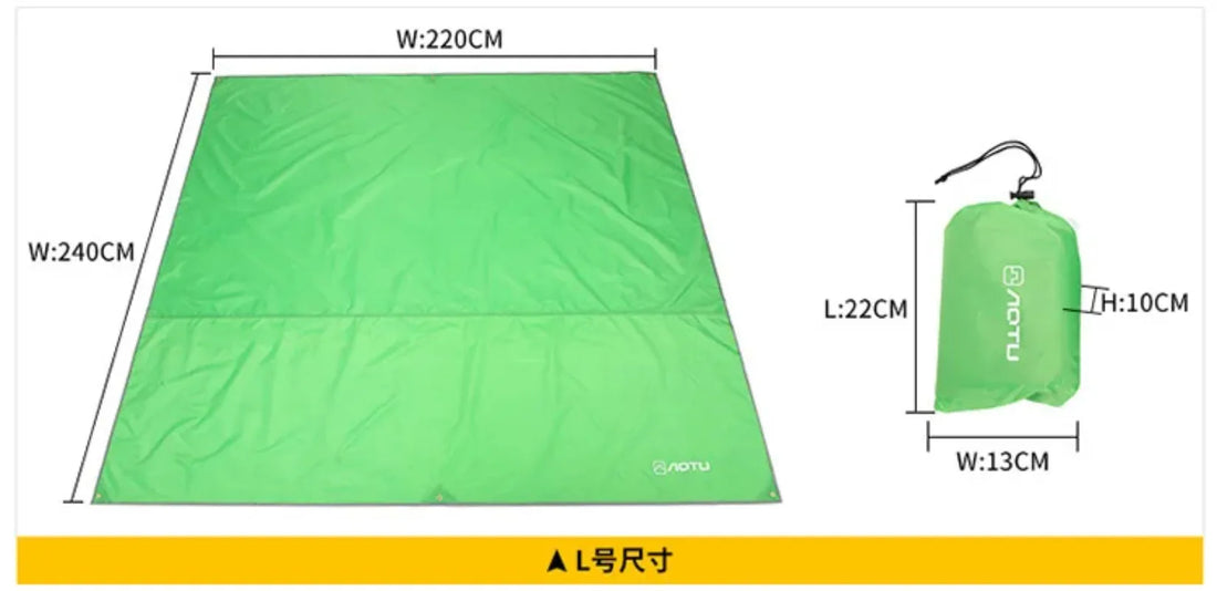 Waterproof Tent Tarp & Sun Shade Shelter – Camping & Outdoor Cover
