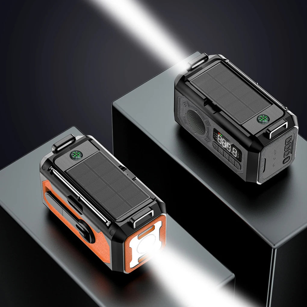 Portable AM/FM Emergency Radio – Battery-Powered Compact Radio for Home, Travel & Preparedness