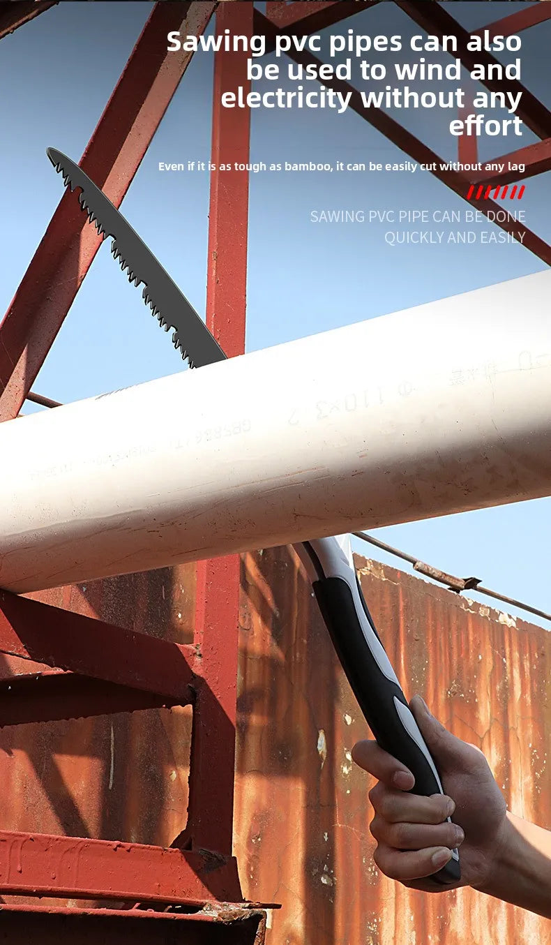 OUDISI 180mm Folding Saw – High Carbon Steel, Fine-Tooth Outdoor Cutting Tool | BasicSurvivalGear.com