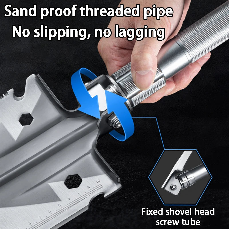 Multifunctional Folding Shovel Outdoor Vehicle Mounted Engineer Shovels Tourism Camping Survival Spade Garden Hand Tools